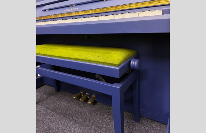 Reid Sohn Hornblower Blue RS115 Upright Piano, Used - All Inclusive Premium Package (SN:IJ0A00949) - Image 11